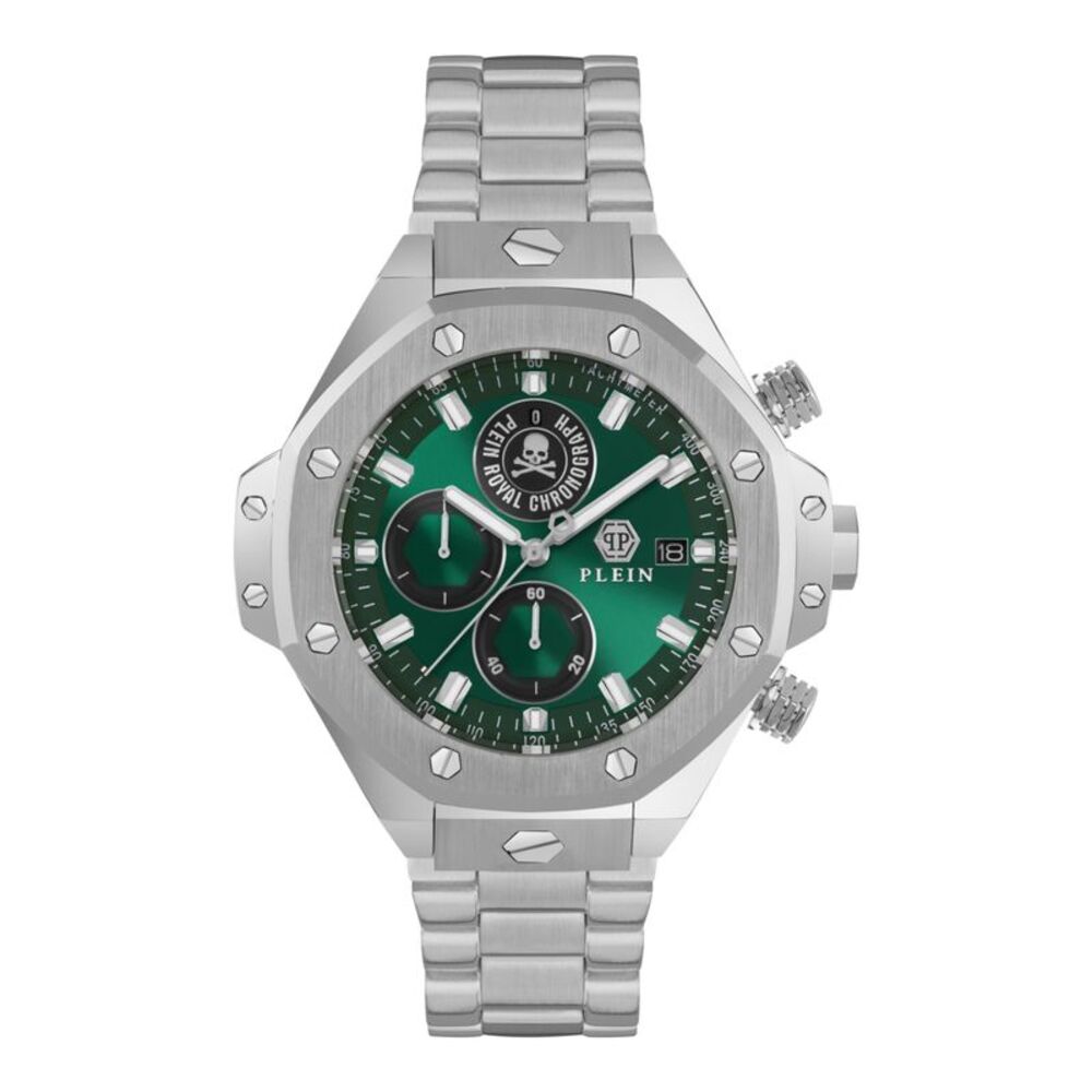 Philipp Plein Plein Chrono Royal Bracelet Watch Silver Mens